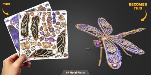 Metal Earth Steampunk Dragonfly 3D Metal Model Kit Fascinations
