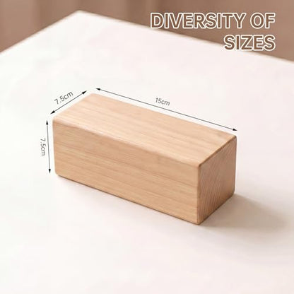 Basswood Carving Blocks - 2 Pack 6 x 3 x 3 inch Whittling Bass Wood Blocks Wood Carving Kit for Beginners, Soft Woodworking Blanks for Whittling, Use for Home, Crafts, Arts, DIY Projects - size: 2 PACK 6 x 3 x 3 Inch