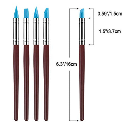 10PCS Silicone Color Shaper Tools, Clay Sculpting Tools for Artists