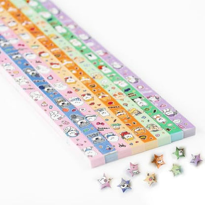 Star Origami Paper, DIY Origami Paper Star Strips (Cute Puppy540 sheets) - color: Cute Puppy
