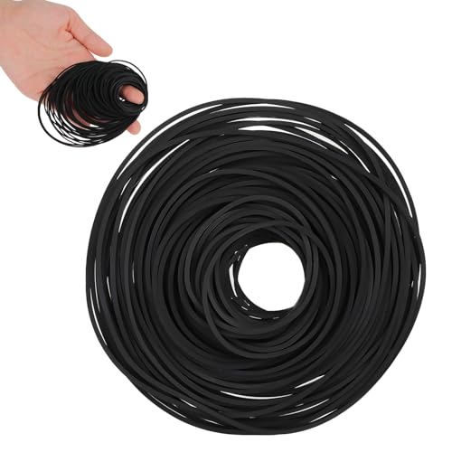 100 Pcs Recorder Rubber Belts Cassette Recorder Repair Maintenance Mix Flat Cassette Tape Machine Rubber Belts 40-135 mm Cassette Recorder Belts for DVD CD LD VCR Repeater Drives 1mm Width