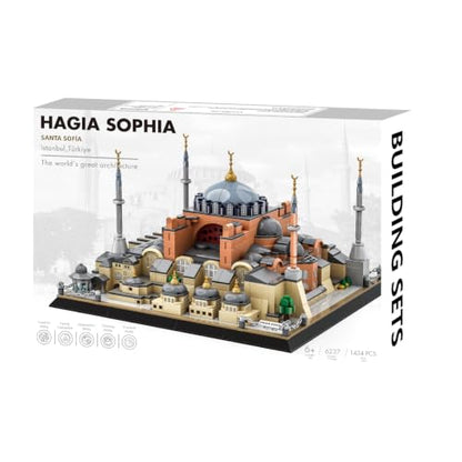 Hagia Sophia Cathedral Building Block Toy Landmark Architecture Model Kit for Adults Teens and Collectors Display Gift Set - style: Hagia Sophia Cathedral