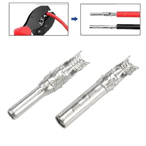 100PCS (50 Pair) MC4-Compatible Solar Connector Kit, 50 Pair Male & Female Pins Connectors for Solar Panel PV System Installation - size: 100PCS(50 Pairs) Male&Female Pins Connectors