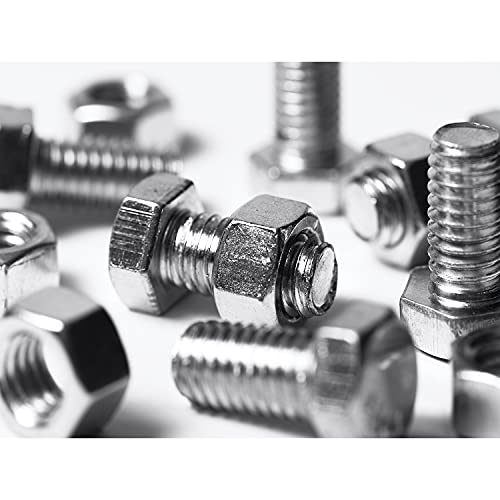80PCS Bolts and Nuts 5/16-18 x1-1/2”, 2”, 2-1/2”, 3” Carbon Steel Hex Bolts and Nuts Set Hardware Screws Assortment Kit (4 Different Sizes) - size: 5/16-18 (80 Pcs)