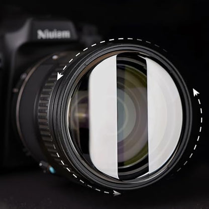 Prism Lens Ghost Motion Blur Effect Filter- Create Stunning Special Effects Like Ghosting, Speed Streaks & Soft Glow Instantly (Dual Ghost FX Filtes, 82mm) - size: 82mm