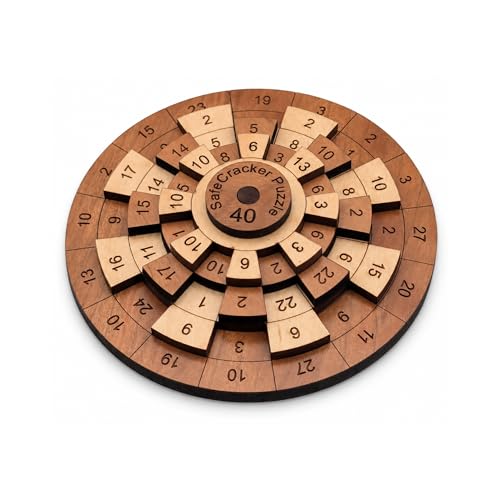 Creative Crafthouse Safecracker 40 Brain Teaser Puzzle for Adults, USA Made - style: Safecracker 40