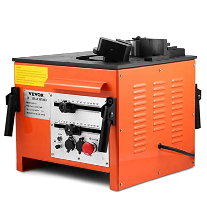 Happybuy Electric Hydraulic Rebar Bender,1700W Desktop Electric Rebar Bender,Bending up to 1 Inch #8 6-25mm Rebar Bending Angle 0-180 Degrees,with Foot Pedal for Bending Steel Rope(1700W RB-25) - size: 1700W Desktop Rebar Bender