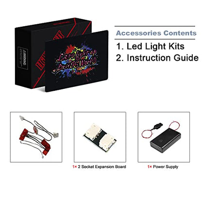 BrickBling LED Lighting Compatible with Lego Speed Champions Porsche 963 76916 Model Car; New 2023 Light kit Compatible with Lego Porsche 963; Light up Your Race Car-No Model - style: 76916 Light