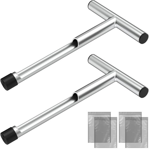 ForoGore 2 Pack 12 Inch Stainless Steel Soil Sampler Probe - size: 2 Pack 12 INCH