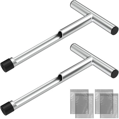 ForoGore 2 Pack 12 Inch Stainless Steel Soil Sampler Probe - size: 2 Pack 12 INCH
