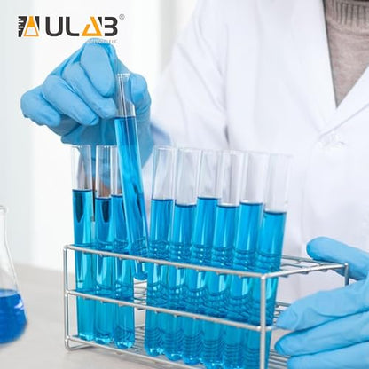ULAB Stainless Steel Test Tube Rack, Wire Constructed, 12 Places, Suitable for Tubes of Dia.≤25mm, UTR1009 - color: 12holes Steel