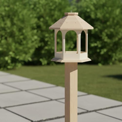 Fun Express DIY Unfinished Wood Gazebo Bird Feeders - Makes 2