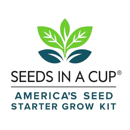 Rhubarb Grow Kit – Seeds in a Cup Indoor/Outdoor Starter Set with Real Potting Soil & Recyclable Planter with Lid | Step-by-Step Instructions | Non GMO | Made in USA – Easy Beginner Gardening Gift - style: Grow Kit