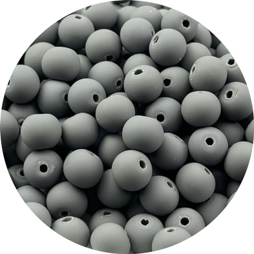 150pcs 8mm Polymer Clay Beads Round Spacer Beads Heishi Vinyl Beads for Making Bracelet Necklace Earring Accessories DIY Handmade Craft(Deep Gray) - color: Deep Gray, size: 8mm