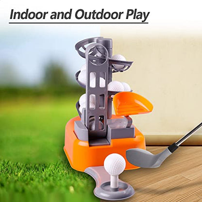 iPlay, iLearn Kids Golf Toy Set, Toddler Boy Outdoor Sport Toy Age 3-5 - color: Orange