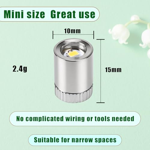 Mini Led Lights 10pc Small Led Lights Battery Powered Tiny Light Cold White - color: Cold White