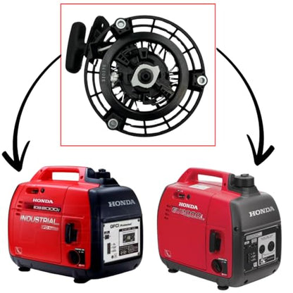 KINDZA Genuine 28400-Z39-C91 Rewind Recoil Starter for Honda EB2000I EU2000 EB2000 Generators, Replace 28400-Z07-004 Recoil Starter 28400-Z39-305 - size: 28400-Z39-C91
