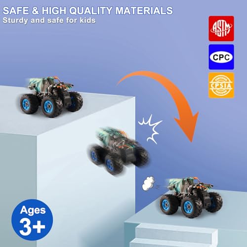 Take Apart Monster Truck Toys for Kids 3 4 5 6 7 8 Year Old Boys, STEM Educational Building Toys with Electric Drill & Storage Box Gift Birthday Christmas for Boys Girls Kids Toddlers