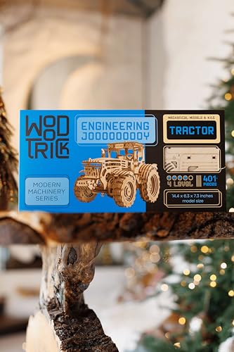 Wood Trick Tractor 3D Wooden Puzzles for Adults to Build
