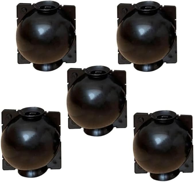 5Pcs Black Plant Rooting Device -Air Layering Pods - High-Pressure Propagation Ball Rooter Box for Garden -Reusable Plant Rooting Device Plant Rooting Grow Box