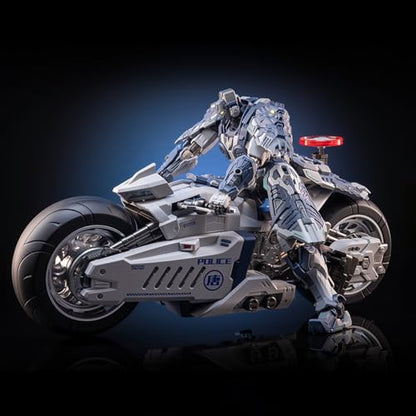 Pipigirl Moshow Assembly Free Mech Action Figure, Chang'an Guard Motorcycles Robot Dogs, 10.2 inch Length Collectible Mecha Kits - color: Jimo1