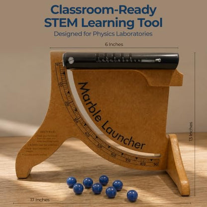 Projectile Motion Marble Launcher, 5 Speeds, PROLCH