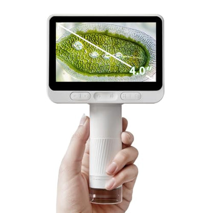 BEAVERLAB Finder 4.0" Microscope for Kids, Handheld Miniscope, 1600X Portable Kids Digital Mini Pocket Microscope for Boys Girls, Educational Science Kit Toys