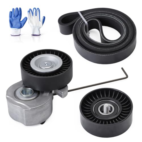 Serpentine Belt Tensioner Idler Pulley Kit #38495 36367 90K-38495 - size: 2007-2015 for XC60/XC90/S80