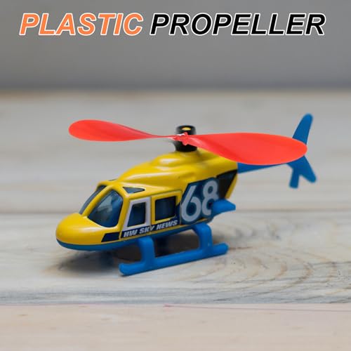 MECCANIXITY Plastic Propeller, Propeller Props Blade Helicopter Kit 7" Fold Resistant with Hooks for STEM Activities Powered Airplanes DIY Science(Red, Pack of 6) - color: Red, size: 7"