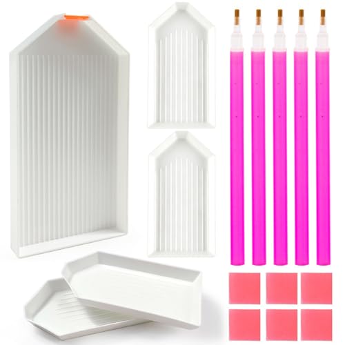 BinarySky Diamond Painting Tools Set (White) - color: White