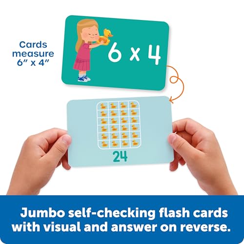 Learning Resources Jumbo Visual Multiplication Cards