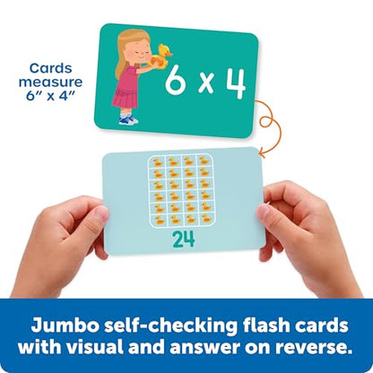 Learning Resources Jumbo Visual Multiplication Cards