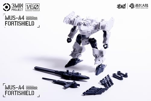 Sheik Mainland 1/60 Scale 3MIN Ventus Vector Whit Model Kit 3PCS - color: Ventus Vector White