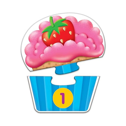 The Learning Journey: My First Match It - Counting Cupcakes- 15 Piece Self-Correcting Matching Puzzles - First Learning Toys for Toddlers 2-5 - Award Winning Toys - size: 15 pieces, style: Modern