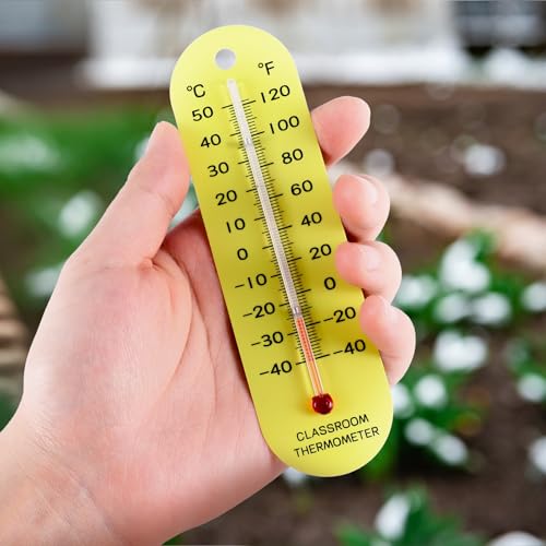 Kanayu 24 Pcs Classroom Thermometer Bulk Student Science Thermometers