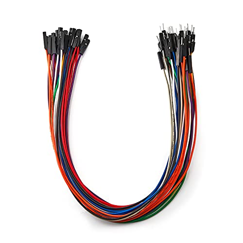 Chanzon 40pcs 30cm Long Male to Female Header Jumper Wire Dupont Cable Line - color: (2) Male to Female (40pcs), size: 30CM