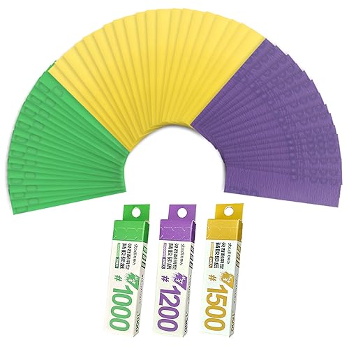 stedi Hobby Model Tools Adhesive Sandpaper#1000#1200#1500(60PCS) - style: Adhesive Sandpaper#1000#1200#1500(60PCS)
