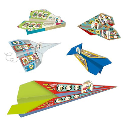 Djeco Planes Origami Paper Craft Kit – Level 3 - style: Planies