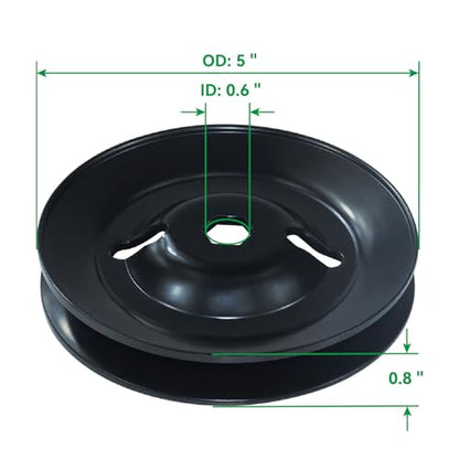 GX20335 Pulley for John Deere L130 L120 Z255 Z245 Lawn Tractors - size: 1xM155979
