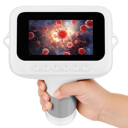 SEEKID Kids Microscope, 1000X Handheld Digital Microscope, 3" IPS(White) - color: White