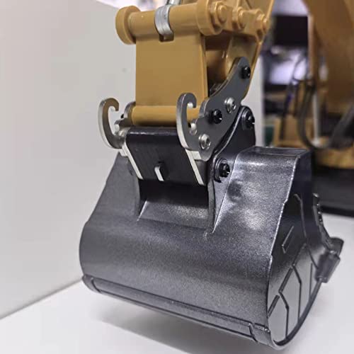 Metal Manual Bucket Changer Quick Release Excavator Bucket Modification Kit for Huina 350/550/560/580/592/593/594/1580 RC Excavator