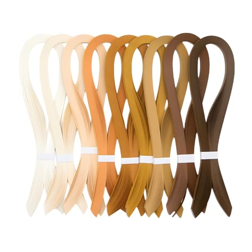 ODETOJOY Green Quilling Paper Strips 7mm Crafts 1/4" Tree Plant Paper Quilling Set for Beginners Card Making Scrapbooking-120pcs, 54cm (Green) - color: Green