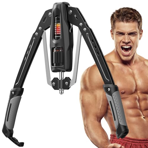 Merach Twister Arm Trainer, 22-440lb Hydraulic Power Forearm Strengthener - color: Grey