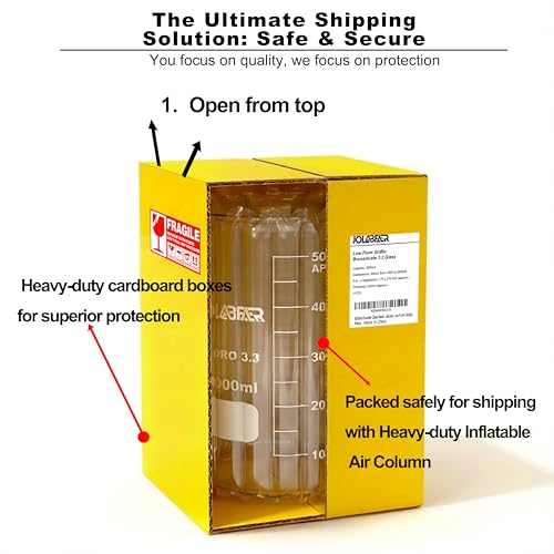 JOLABEAR 5000ml Glass Beaker, 3.3 Borosilicate Laboratory Beaker - size: 5000ml