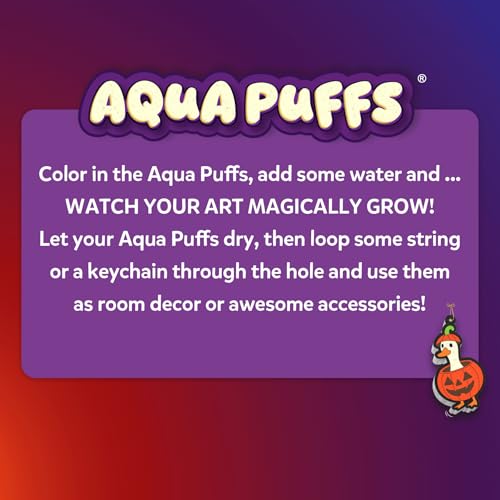 Skillmatics Halloween Aqua Puffs – 3D Art Kit, Paint By Number Kit - color: Halloween
