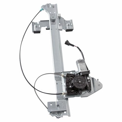 TRQ Power Window Regulator w/Motor Rear Right Passenger Side - style: WRA51347
