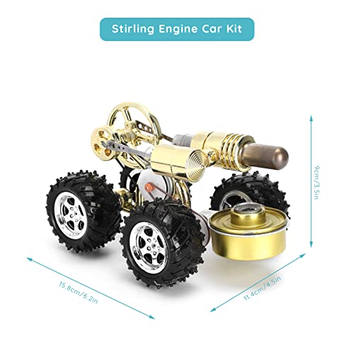 Gugxiom Hot Air Stirling Engine Kit, Mini Engine Kit