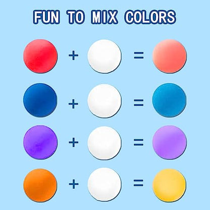 ifergoo 500g White Air Dry Clay, 1.1LBS DIY Creative Modeling Clay for Kids - color: White/500g