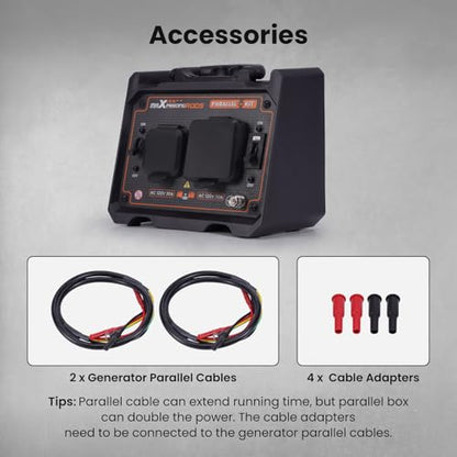 maXpeedingrods Generator Parallel Kit with 120V 30A, 120V 50A Outlets