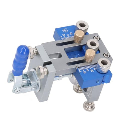 Self Centering Dowel Jig Kit for Woodworking Precision Dowel Hole Drilling Cabinet Making Applications Furniture Assembly Joinery Tool